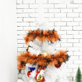 outdoor tinsel garland Halloween decorations customized with spiders ornament